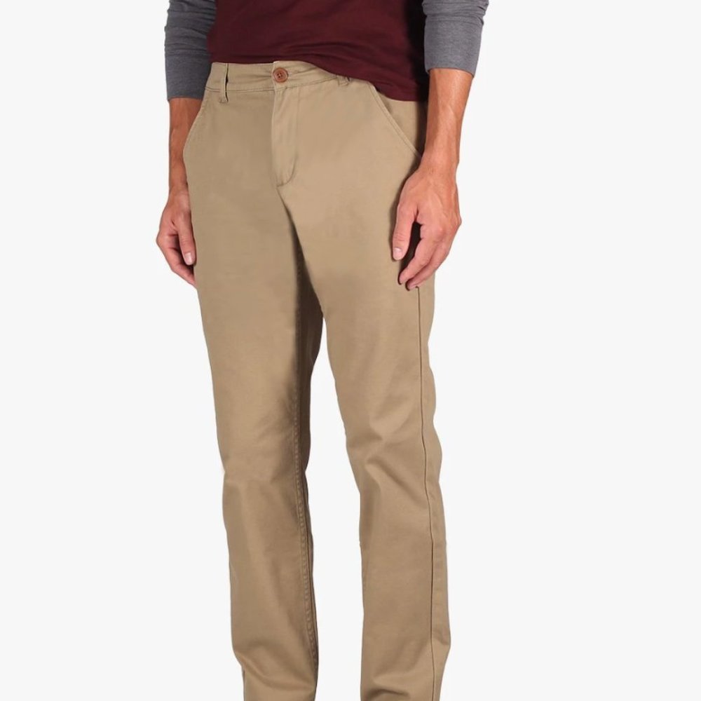 Mugsy Stretchy Tan Khaki Chinos